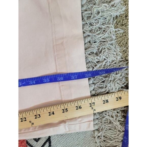 MARINE LAYER BRIDGET SLIM WIDE LEG CROP PANTS IN PEACH WHIP, SZ 14 - Picture 16 of 16